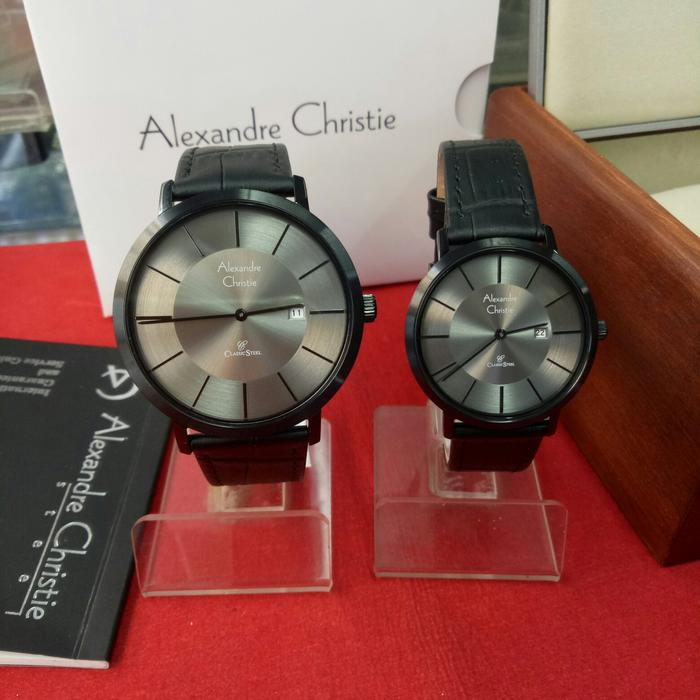 jam tangan analog satu pasang alexandre christie ac 8599 MD/LD all st