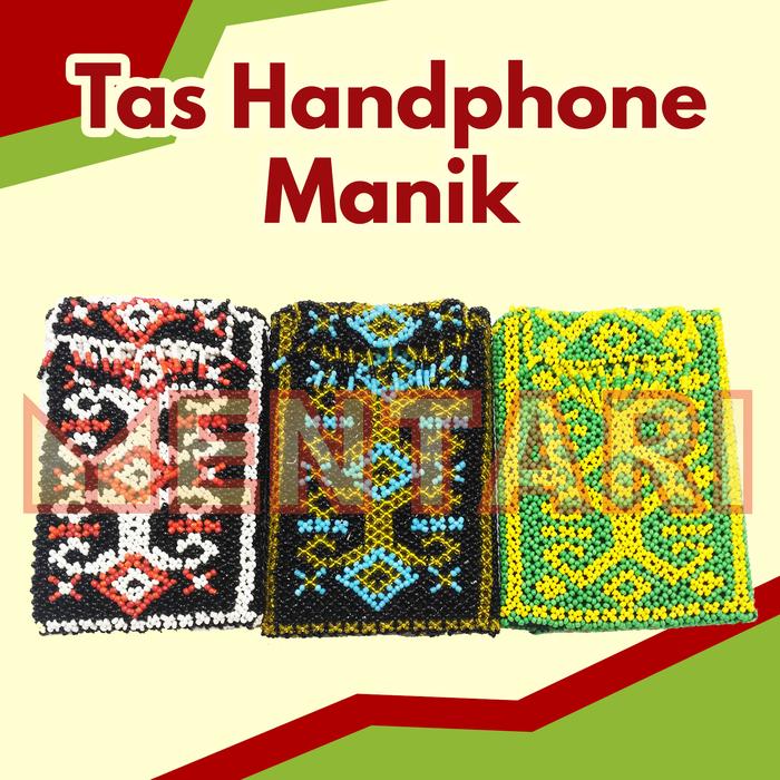 Tas Handphone Manik-manik / Tas Kecil Manik-manik Khas Toraja