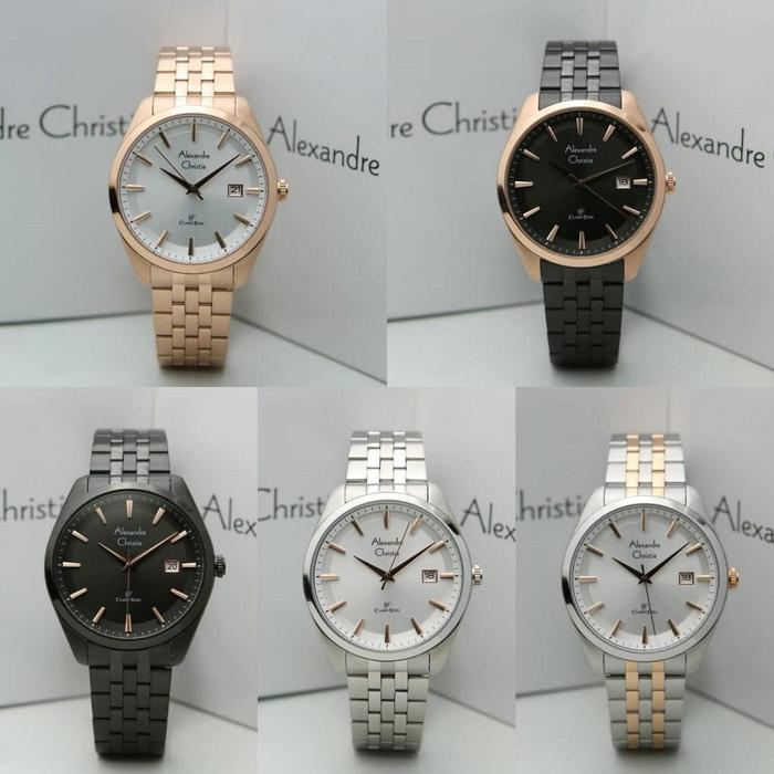 [ ORIGINAL ] Jam Tangan Pria / Cowok Alexandre Christie 8635 AC 8635