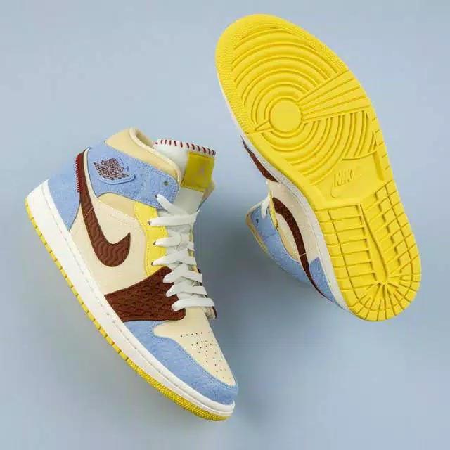 sepatu air jordan 1 mid multicolor candy