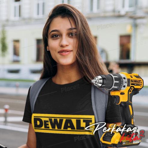 Baju Kaos Wanita Pria Sablon DEWALT NSA Premium 7200 distro