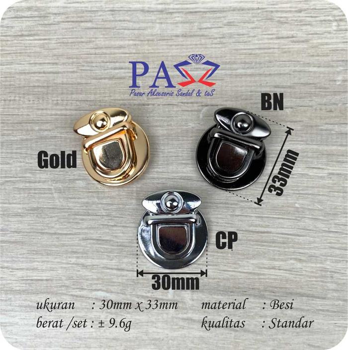 Kunci Tas Sodok Besi M1004K (2pcs)
