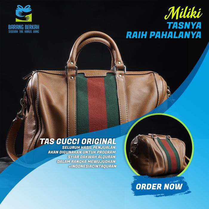 Tas Gucci Coklat Original