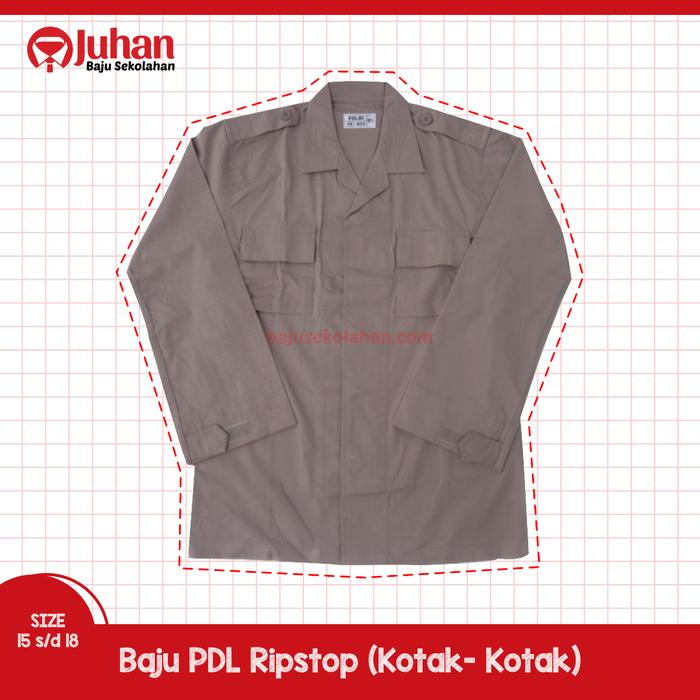 BAJU PDL POLRI RIPSTOP BAJU PDL JATAH POLRI BAJU PDL POLRI KOTAK