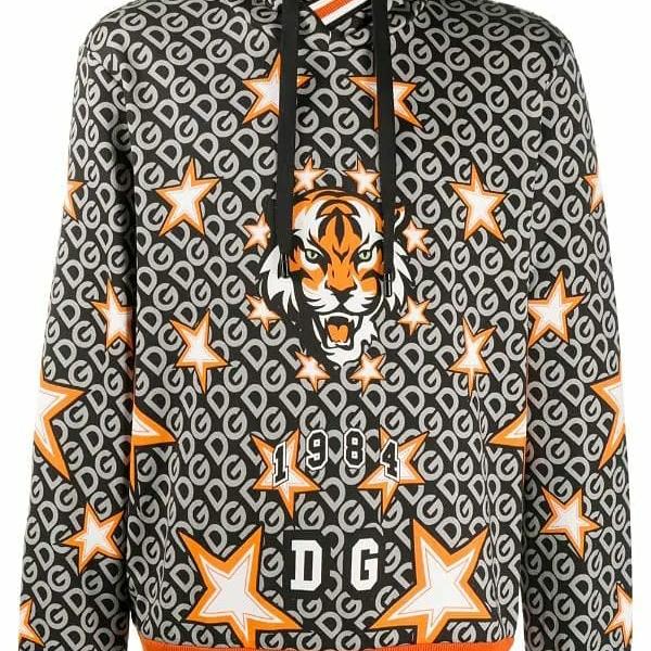 dolce gabbana made in italy hoodie tiger star