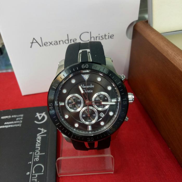 Jam Tangan Analog Wanita Alexandre Christie AC 6533 MC Rubber