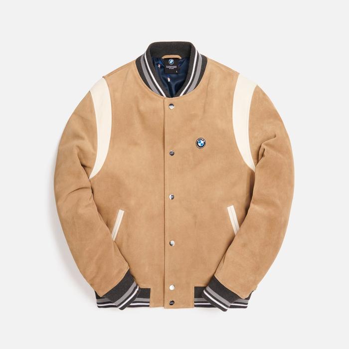 Kith x BMW Suede Bomber Jacket "Beige"