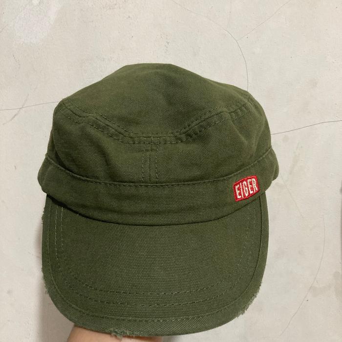 EIGER TOPI PRIA COMMANDO ASKERI - OLIVE