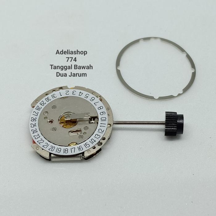 mesin jam tangan Ronda 774 tanggal Bawah