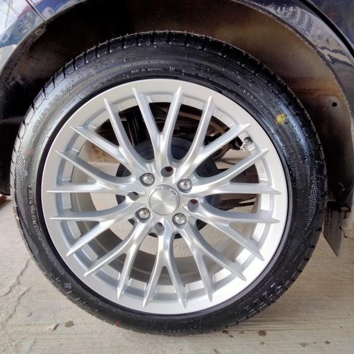 VELG RACING HSR BRANG RING16X7 HOLE8X114, 3 SILVER BAN 195 50 R16