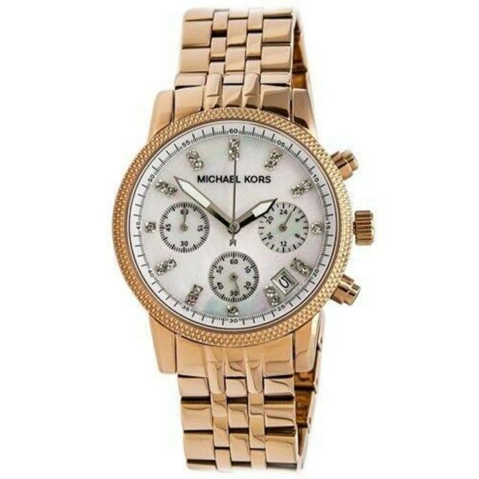 Jam Wanita MicHaell Korss Damen Ritz MK 5026 MK5026 Original 37mm Set