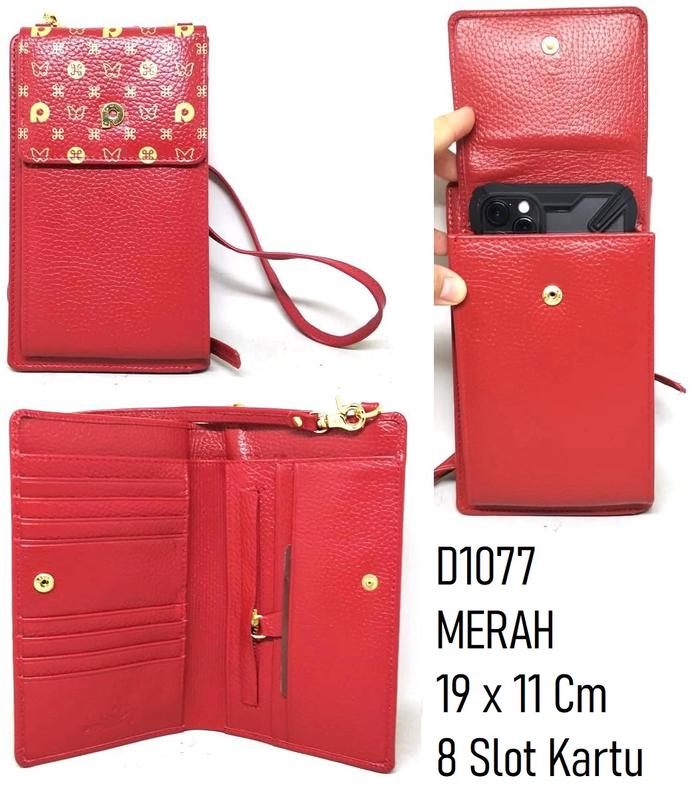 Dompet Papillon Original D1077 Merah
