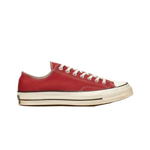 CONVERSE CHUCK 70S OX LOW ENAMEL RED EGRET ORIGINAL