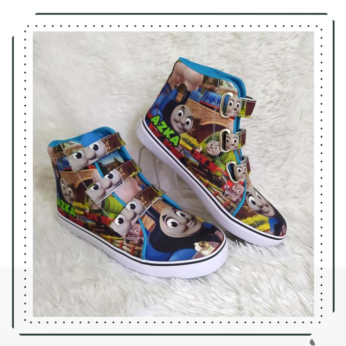 Sepatu Thomas/sepatu karakter thomas & friends/sepatu karakter thomas