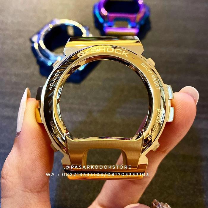 BEZEL METAL GOLD DW-6900 / DW6900 / DW 6900 CUSTOM