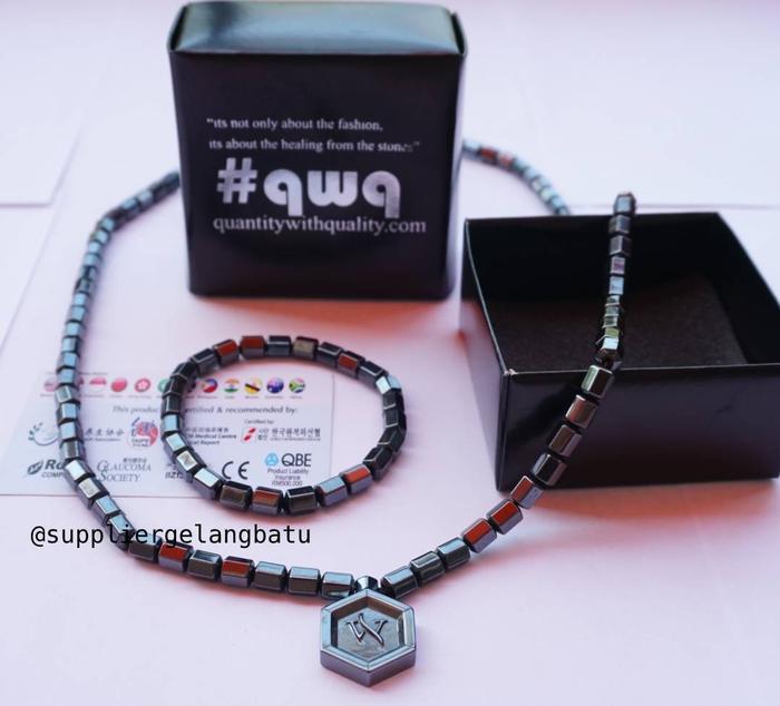 kalung QUANTUM HEXAGON IWS LSW biomagnet kesehatan sertifikasi korea