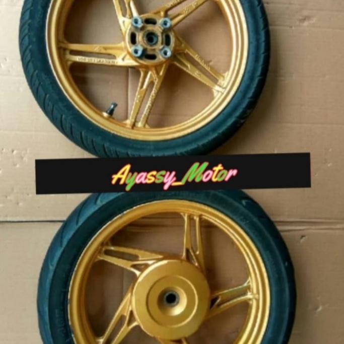 VELG RESING BEAT ESP/ BEAT STREET PLUS BAN REPAINT GOLD ORIGINAL HONDA