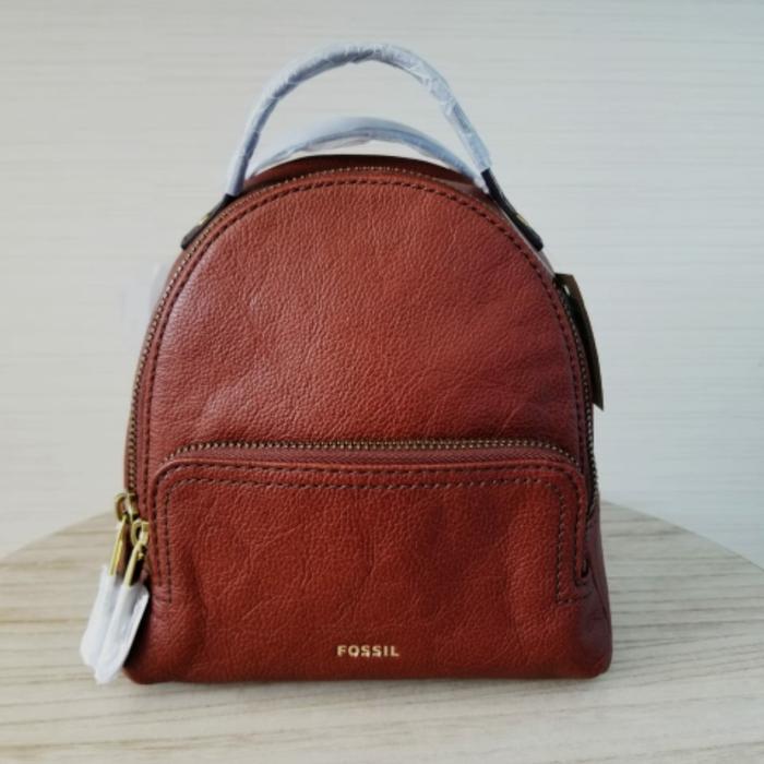 fossil felicity mini backpack brandy