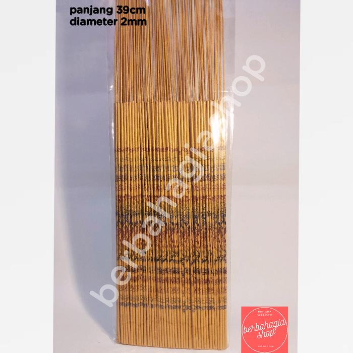 Hio / Dupa Emas Tulisan Chinese Halus / Alat Sembahyang / Hio Puja