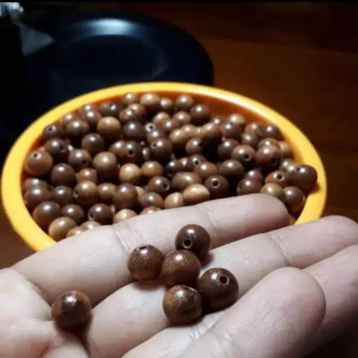 butiran kayu tasbih stigi laut 8mm tasbih butiran besar