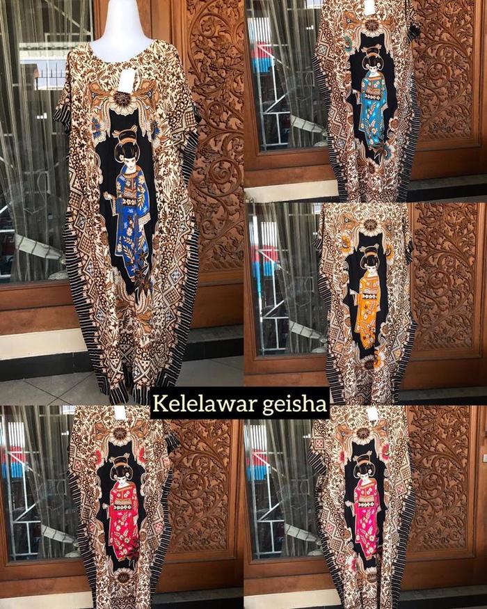 DASTER KELELAWAR JUMBO GEISHA RAYON BATIK SOLO