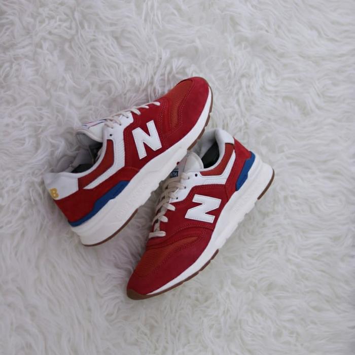 Sepatu Pria New Balance 997H Red/White ORIGINAL