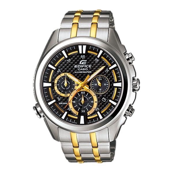 JAM TANGAN CASIO EDIFICE ORI EFR 537SG 1AV-ILLUMINATOR-TOUCH SOLAR