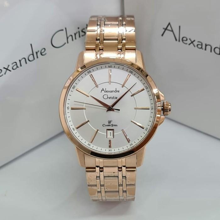 Alexandre Christie AC 8636 / AC 8636MD RoseGold Original & Garansi