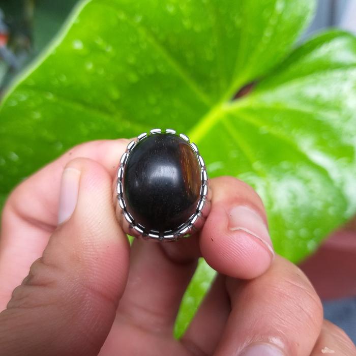 mata cincin bahan fosil kaboa asli asal sancang garut