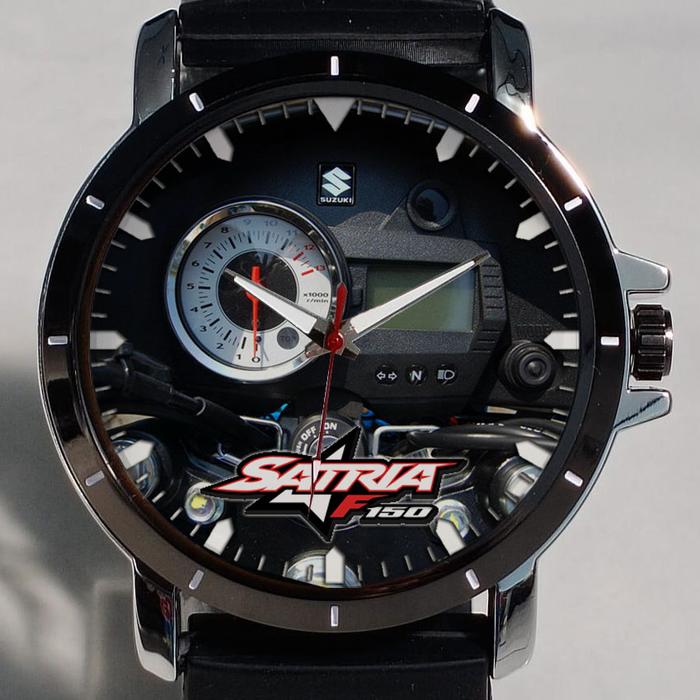 Jam Tangan Pria Keren Model Suzuki Satria Fu150 Custom speedometer 2