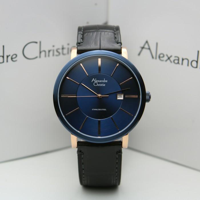 Alexandre Christie AC 8344 / AC 8344MD RoseGold Blue Original&Garansi
