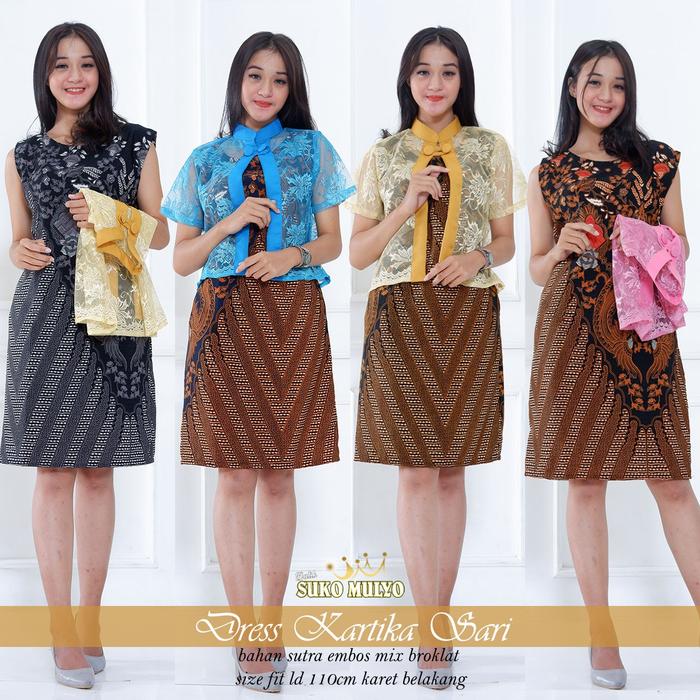 Dress Batik bolero brokat Kartika Sari