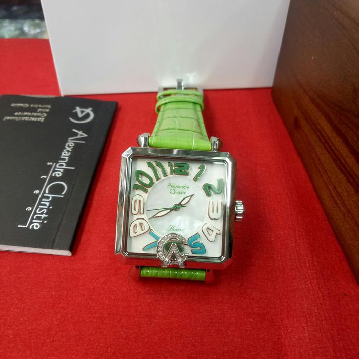 jam tangan analog wanita alexandre christie ac 2392 LH all steel