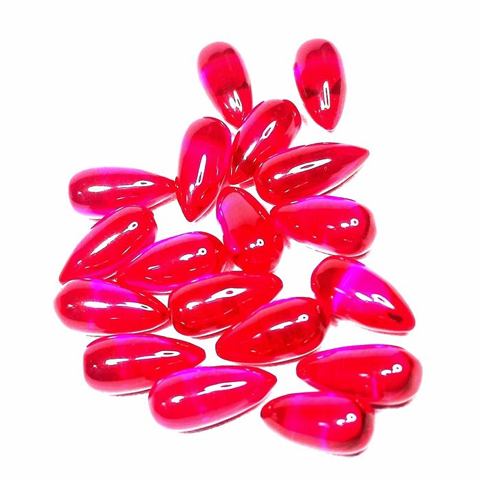 BATU MUSTIKA LIPAN MERAH RUBY SIAM BANGKOK BENTUK LANCIP