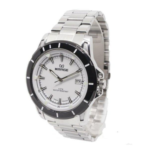 Jam Tangan Pria Mirage 8713 Silver Original