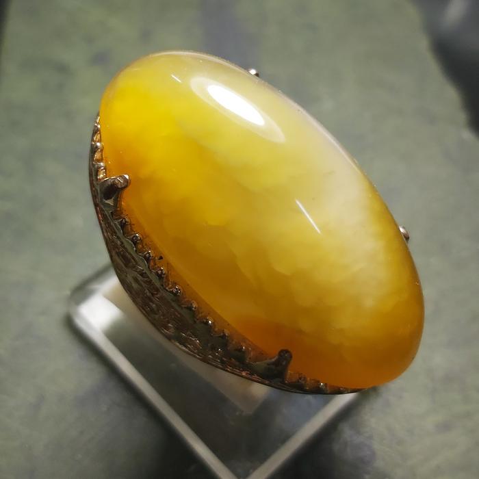 Pandan Nanas Golden - Cincin Batu Akik 01