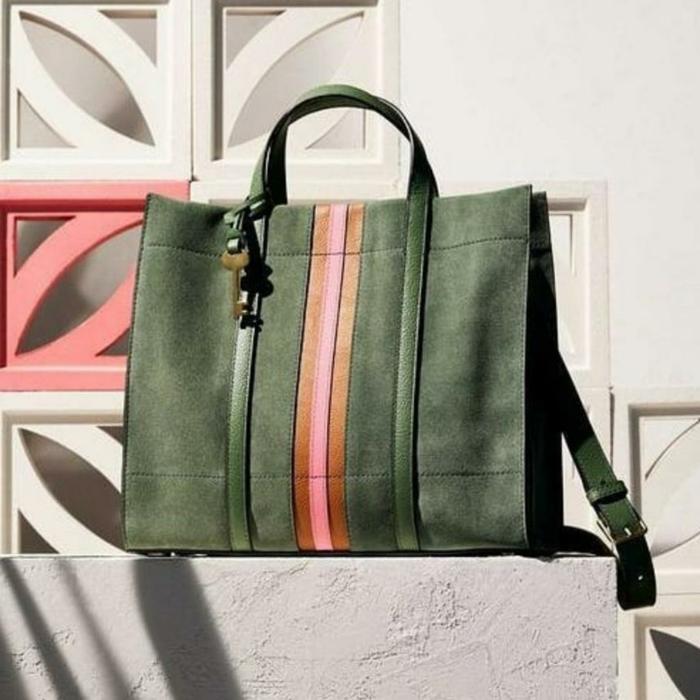 fossil carmen shopper aloe