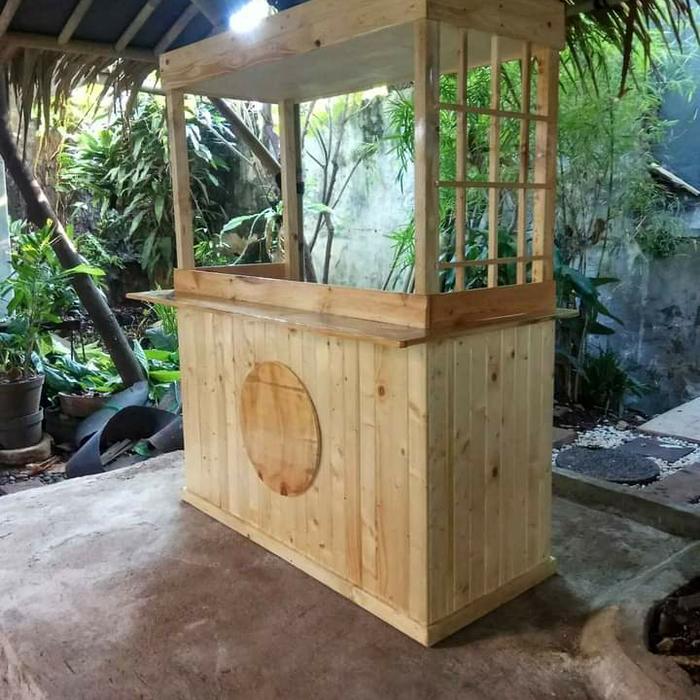 booth minuman kayu