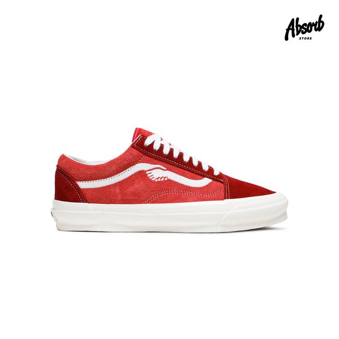 Vans Vault OG Old Skool LX x Notre (Mars Red/Marshmallow)
