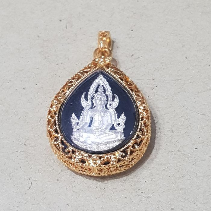 Liontin Buddha Premium casing Bunga