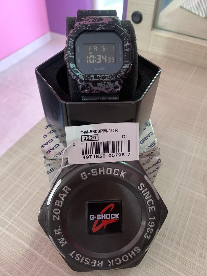 G-Shock Jam Tangan Gshock Seri Marble Kolektor Ga 110Pm, Gd 6900Pm, Dw 5600Pm Edisi Kolektor Kondisi