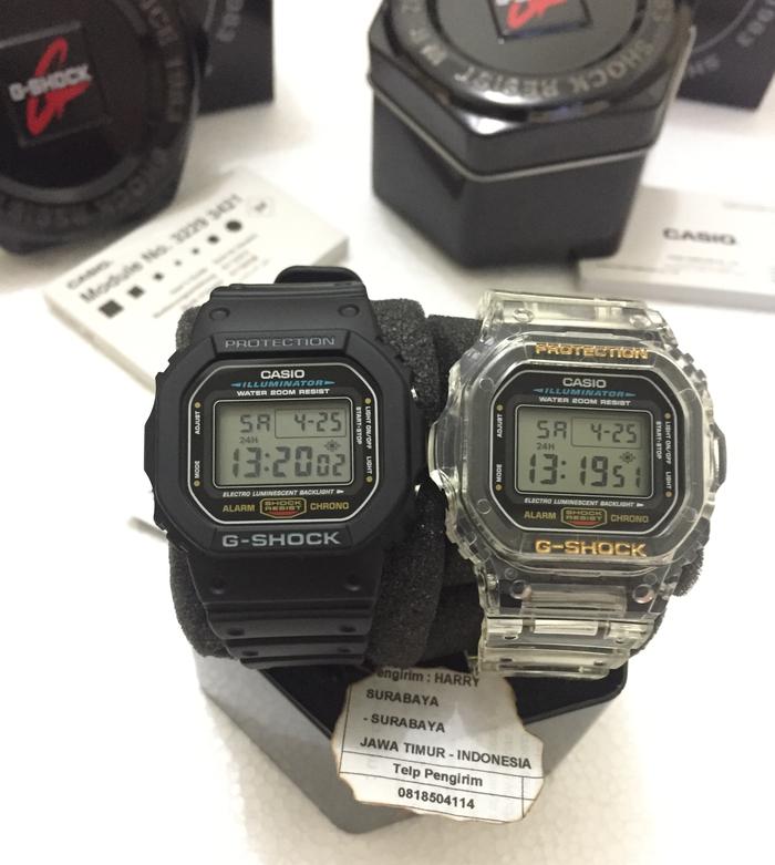 Casio G-Shock DW5600 ORIGINAL GARANSI RESMI Jam Tangan Couple