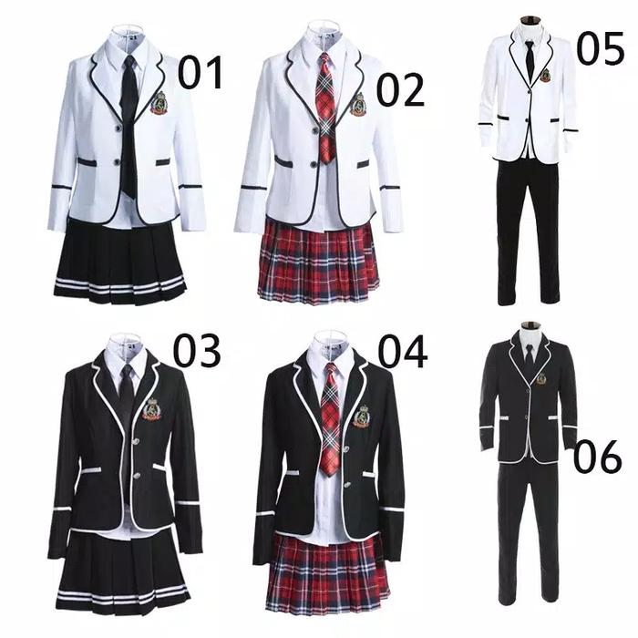 Seragam sekolah Jepang / seifuku pria & wanita costume cosplay