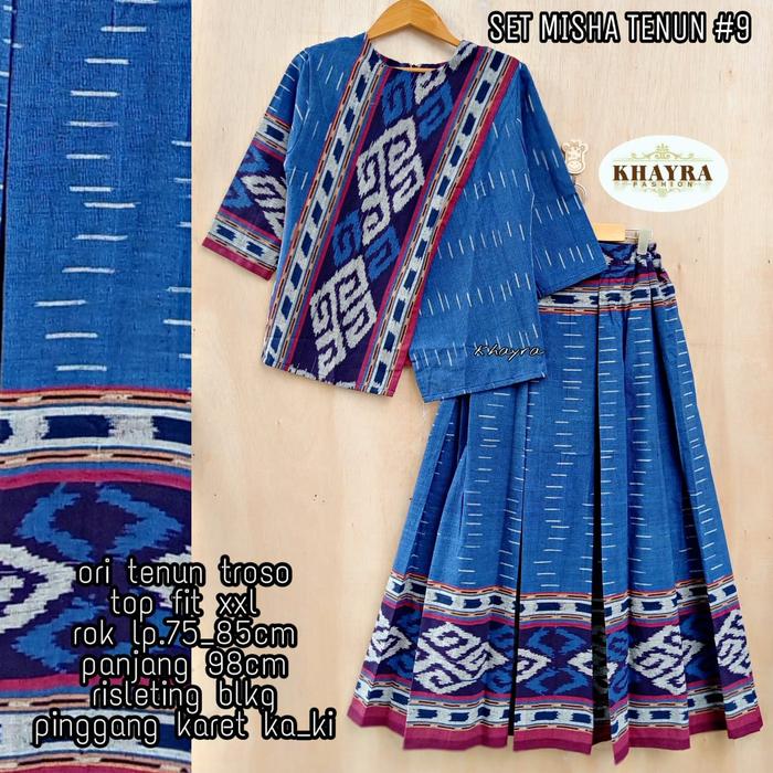 Setelan Tenun Batik Missha B