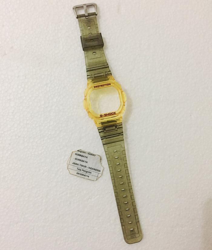 BNB Gshock DW5600 YELLOW SMOKE Strap Besel Casio G-shock