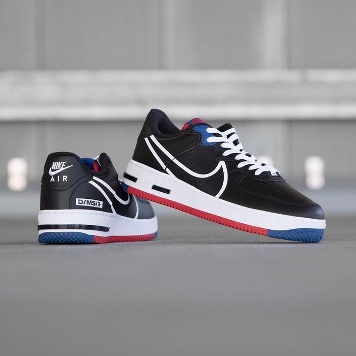 Nike Air Force 1 React “Black/blue/red"
