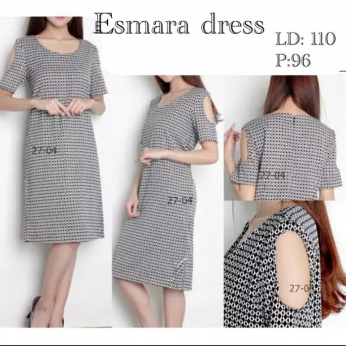 dress wanita esmara jumbo big size