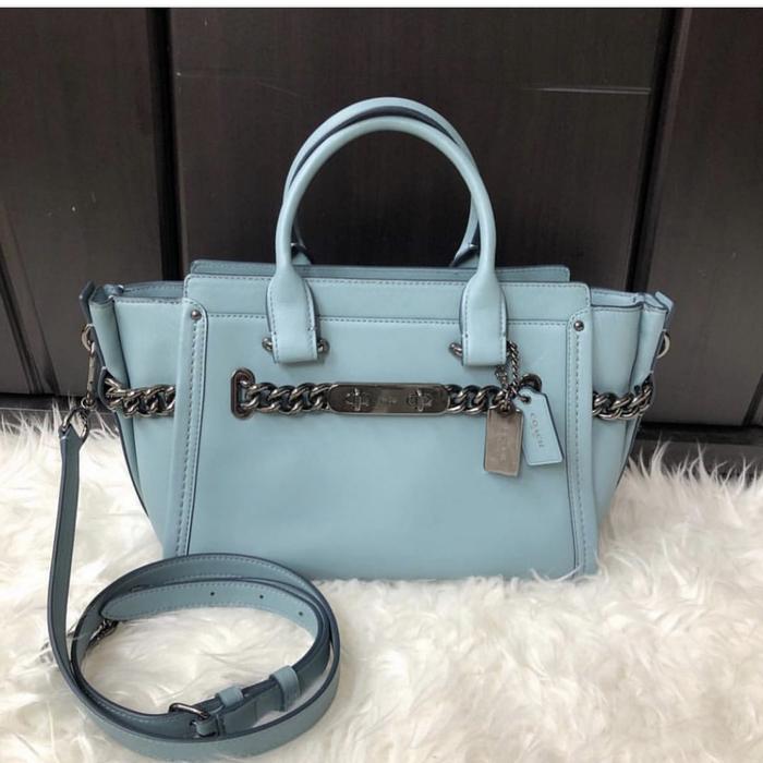 Coach swagger 27 chain blue