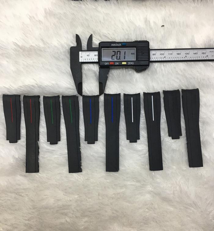 STRAP-TALI JAM TANGAN ROLEX RUBBER B SUPER PRIA