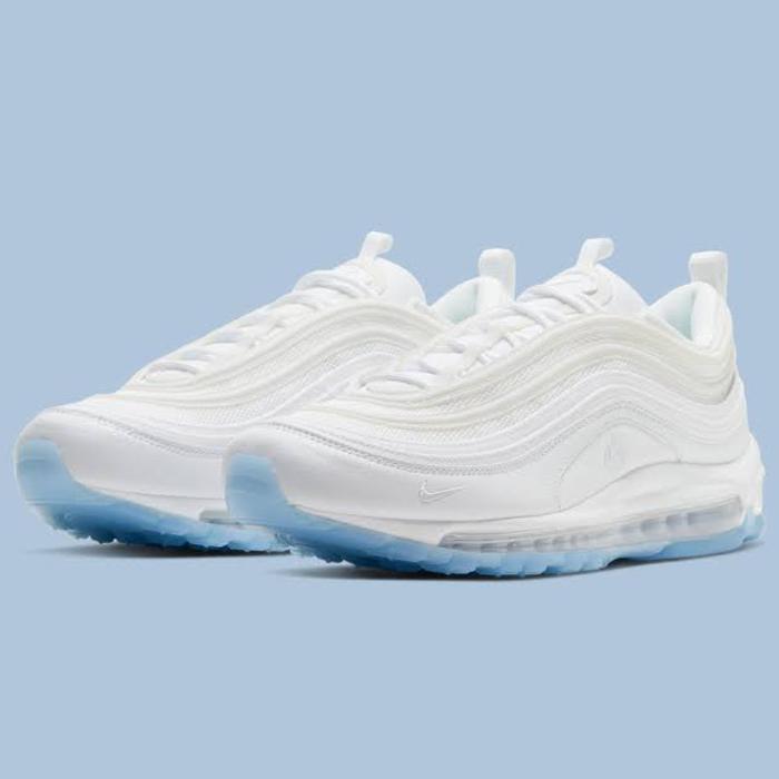 NIKE AIR MAX 97 WHITE WHITE ICE BLUE ORIGINAL